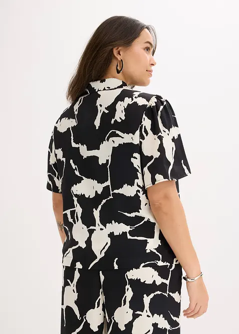 Blusa in satin fluente, bonprix