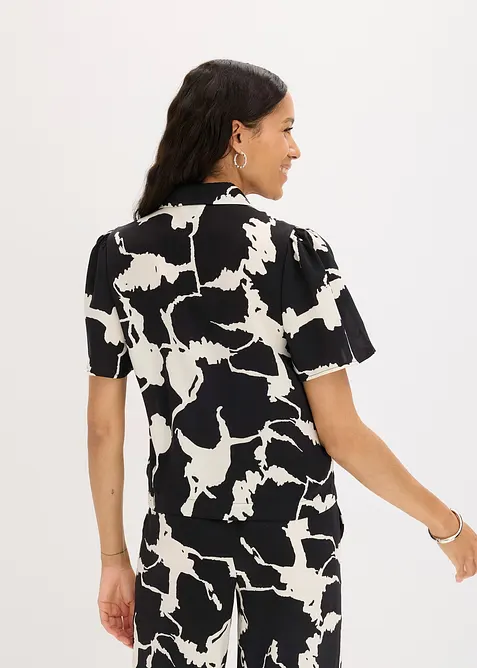 Blusa in satin fluente, bonprix