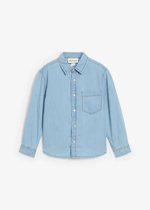 Camicia in jeans di puro cotone biologico, bonprix