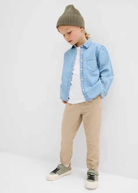 Camicia in jeans di puro cotone biologico, bonprix