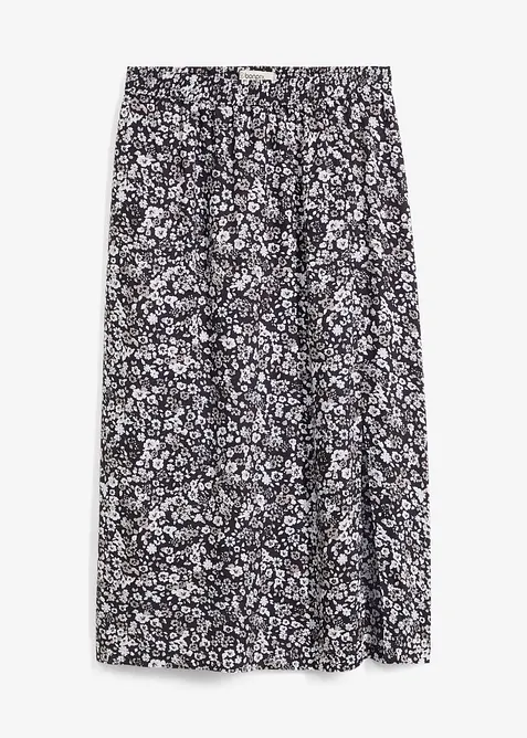 Gonna midi in viscosa, bonprix