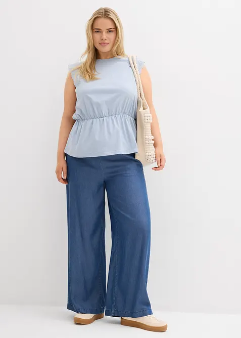 Pantaloni larghi e fluenti in lyocell, bonprix