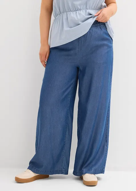 Pantaloni larghi e fluenti in lyocell, bonprix