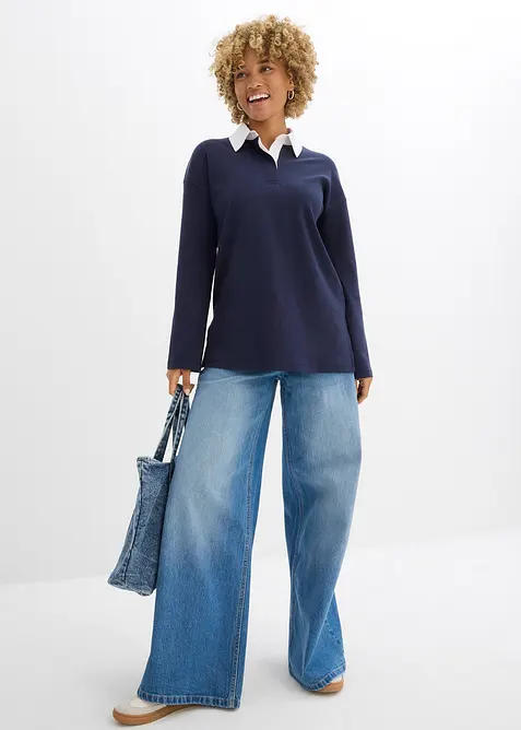 Polo in interlock, bonprix