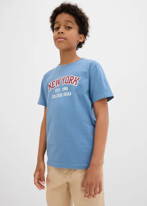 T-shirt in puro cotone biologico (pacco da 2), bonprix