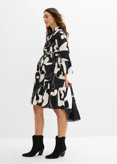 Abito pr&eacute;maman / da allattamento in puro cotone biologico, bonprix