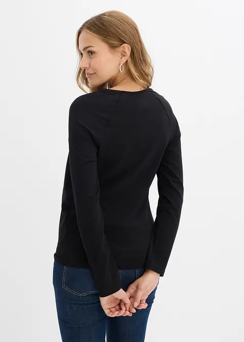 Maglia pr&eacute;maman / da allattamento in cotone, bonprix