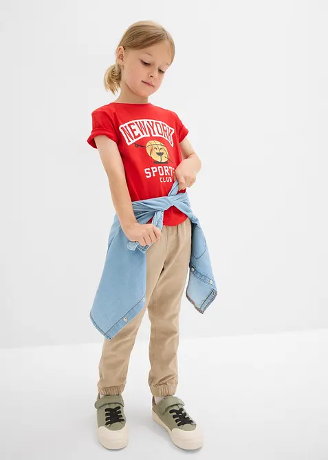 T-shirt in puro cotone biologico (pacco da 2), bonprix