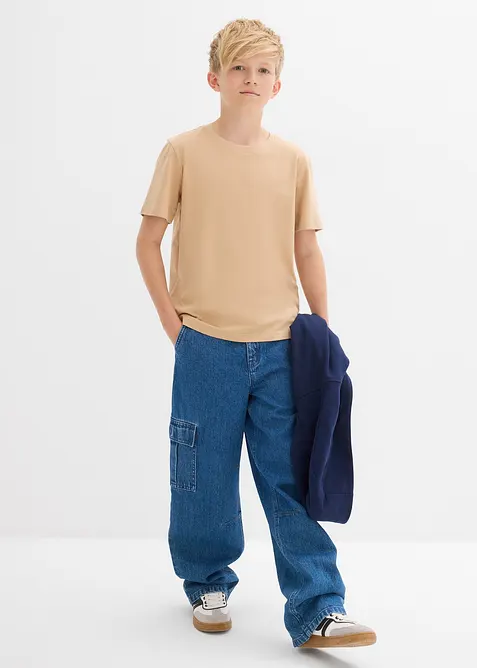 T-shirt in puro cotone biologico (pacco da 3), bonprix