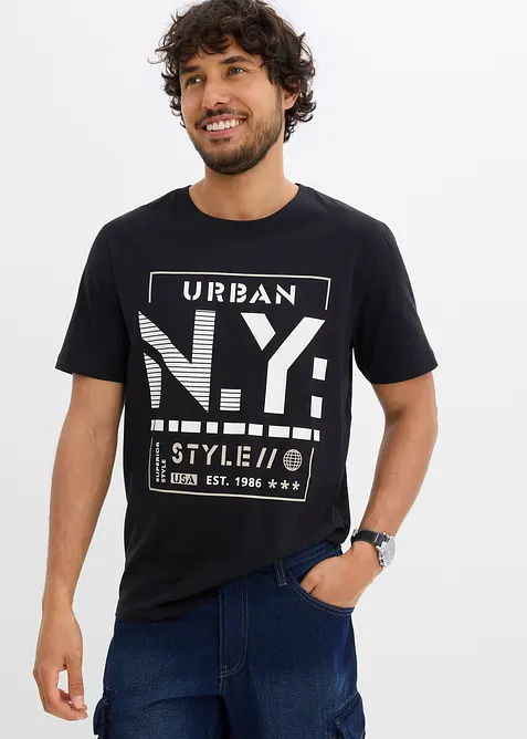 T-shirt in puro cotone biologico, bonprix