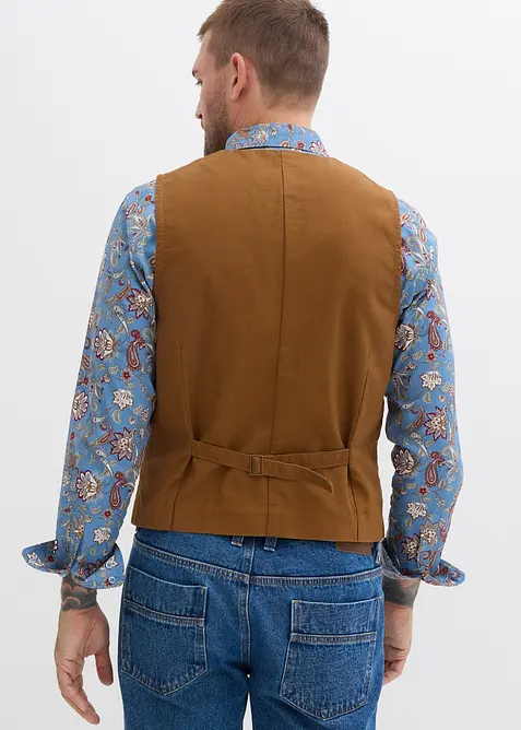 Gilet in tela di cotone, bonprix