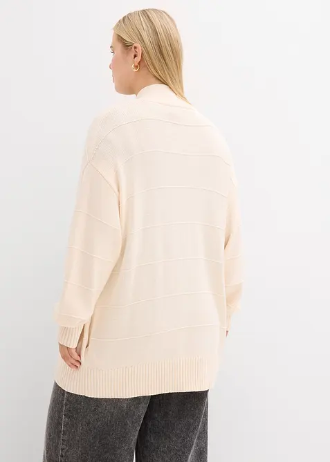 Cardigan lungo in maglia, bonprix