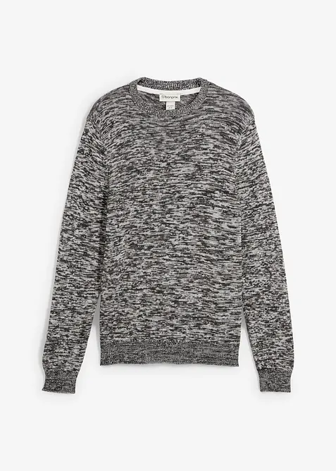 Maglione in filato fine con cotone, bonprix