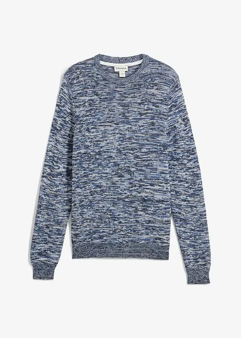 Maglione in filato fine con cotone, bonprix