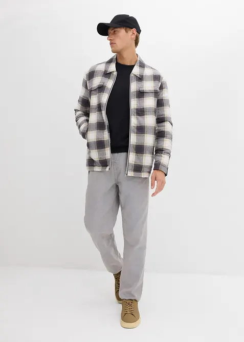 Giacca-camicia in flanella, leggermente foderata, bonprix