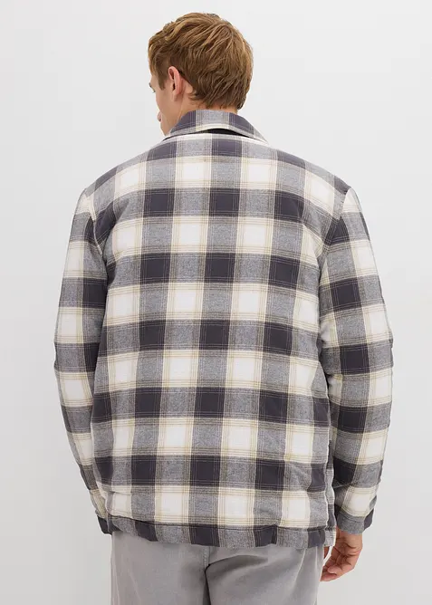 Giacca-camicia in flanella, leggermente foderata, bonprix