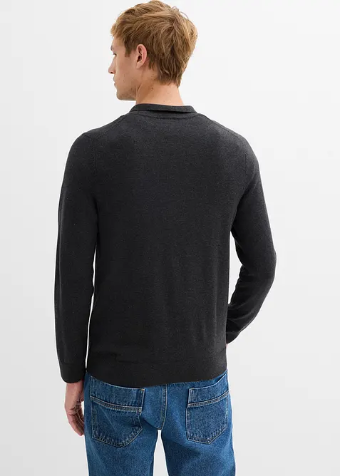 Maglione in filato fine con puro cotone, bonprix