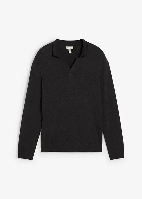 Maglione in filato fine con puro cotone, bonprix