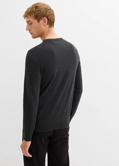 Maglione in filato fine con puro cotone, bonprix