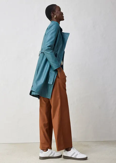 Trench in nappa d'agnello, bonprix