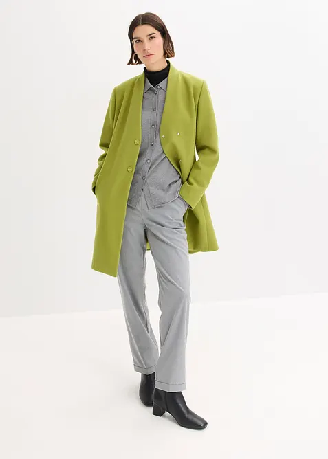 Cappotto corto in simil lana, bonprix