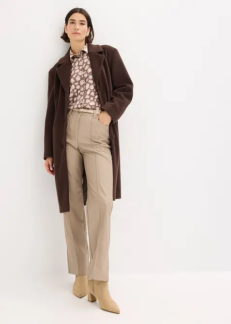 Cappotto corto in simil lana, bonprix