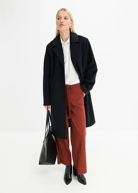 Cappotto corto in simil lana, bonprix