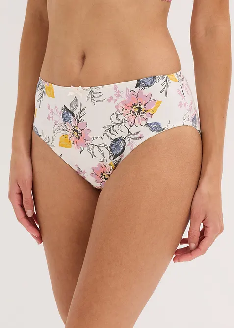 Slip alto con cotone biologico (pacco da 4), bonprix