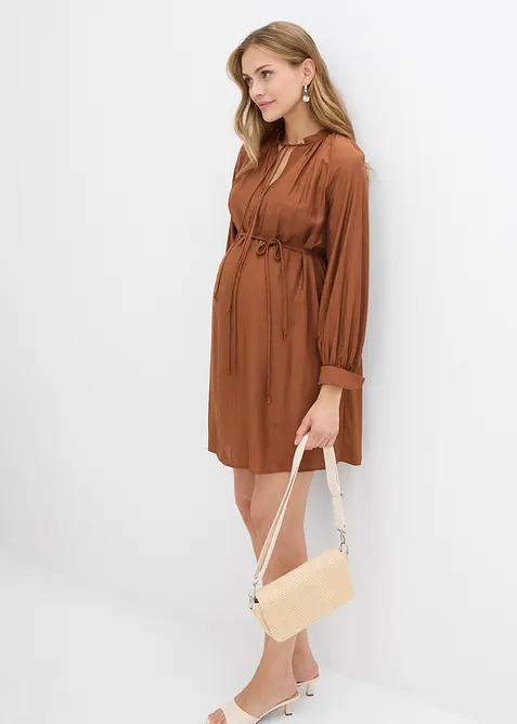 Abito prémaman / da allattamento in viscosa fluente, bonprix