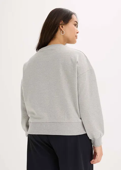Felpa oversize in cotone, bonprix