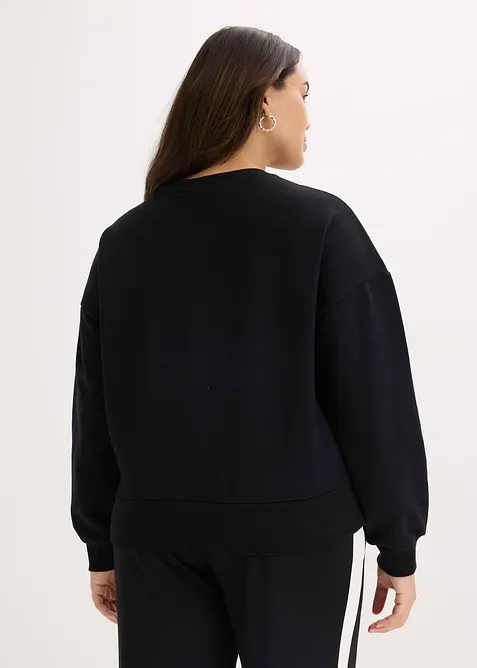 Felpa oversize in cotone, bonprix