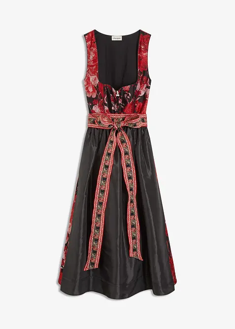 Abito bavarese con grembiule ricamato (set 2 pezzi), bonprix