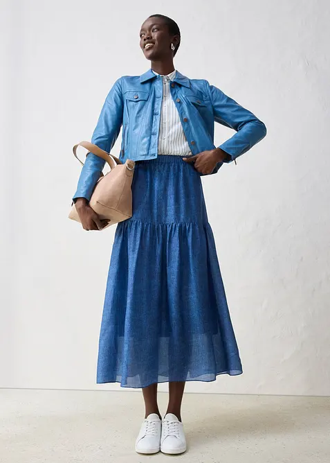 Giacca in nappa di agnello, bonprix