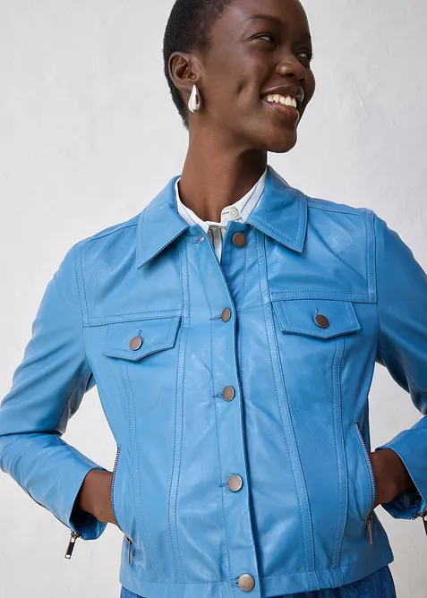 Giacca in nappa di agnello, bonprix