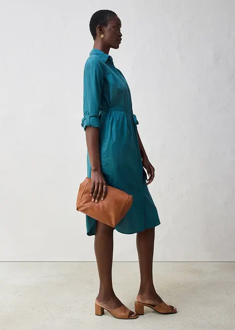 Abito chemisier in misto seta, bonprix