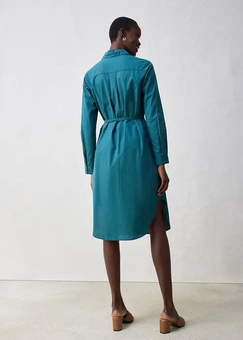 Abito chemisier in misto seta, bonprix