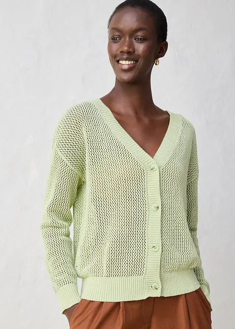 Cardigan traforato, bonprix