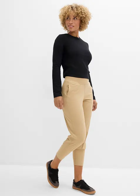 Pantaloni capri, ultra morbidi, bonprix