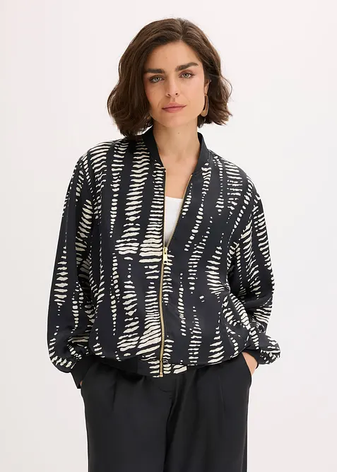 Bomber in satin fluente, bonprix