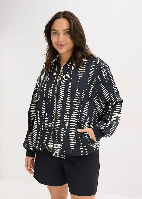 Bomber in satin fluente, bonprix
