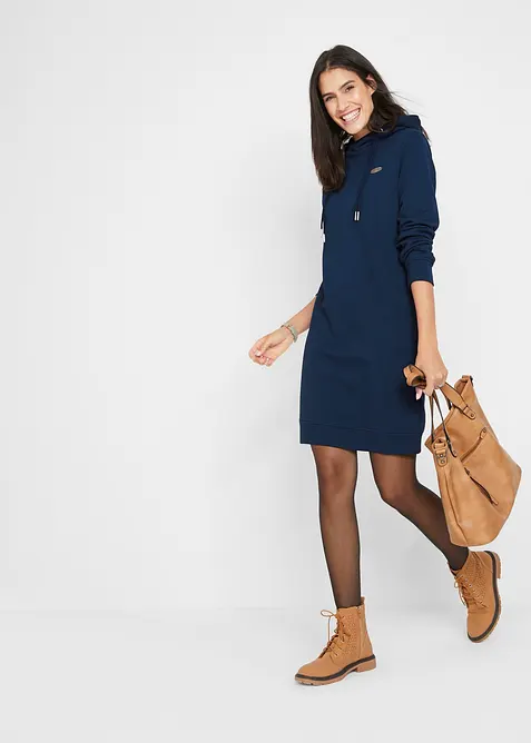 Abito in felpa con cappuccio, bonprix