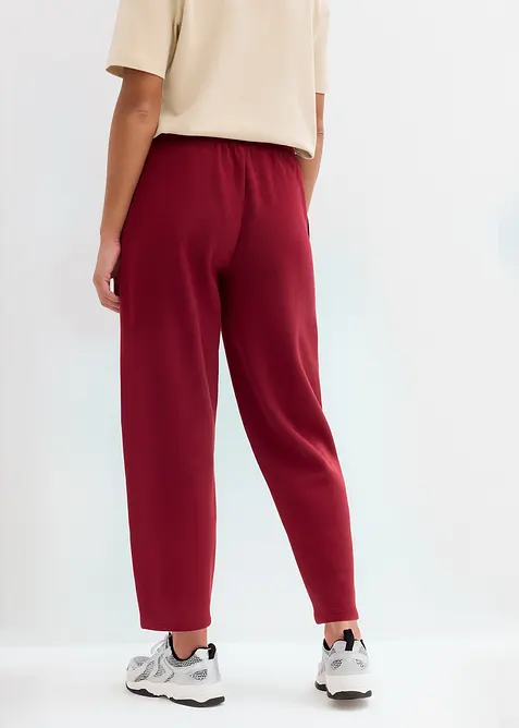 Pantaloni barrel in felpa di puro cotone biologico, bonprix