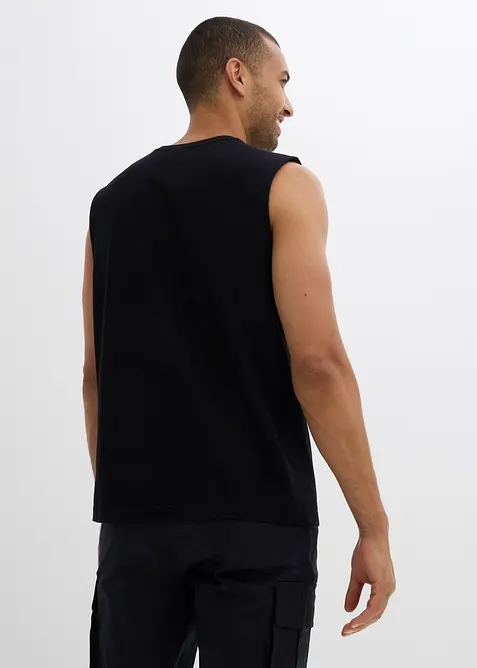 Canotta in puro cotone biologico, loose fit (pacco da 2), bonprix