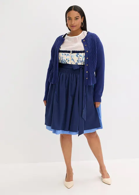 Abito bavarese con grembiule ricamato (set 2 pezzi), bonprix