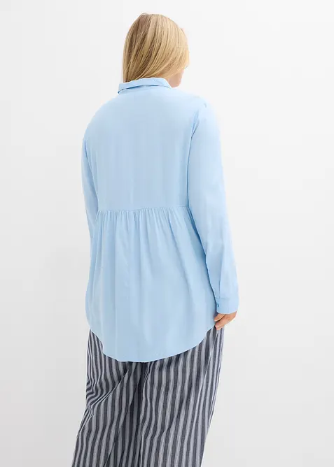 Camicia lunga in viscosa, bonprix