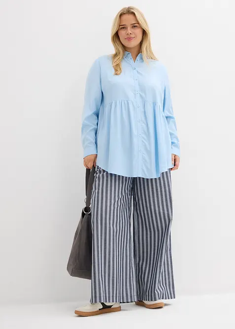 Camicia lunga in viscosa, bonprix