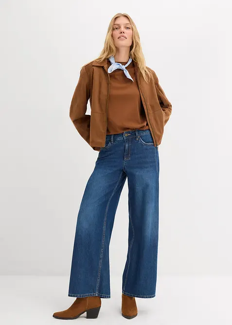 T-shirt in puro cotone biologico pesante, bonprix