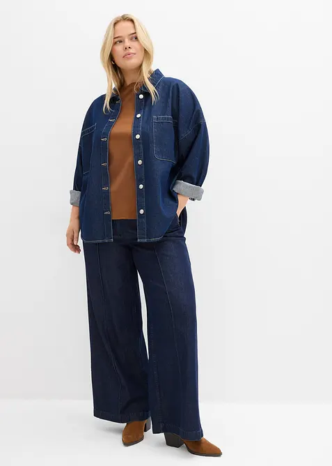 T-shirt in puro cotone biologico pesante, bonprix