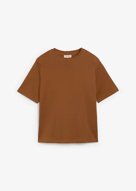 T-shirt in puro cotone biologico pesante, bonprix