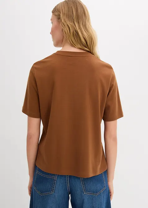 T-shirt in puro cotone biologico pesante, bonprix